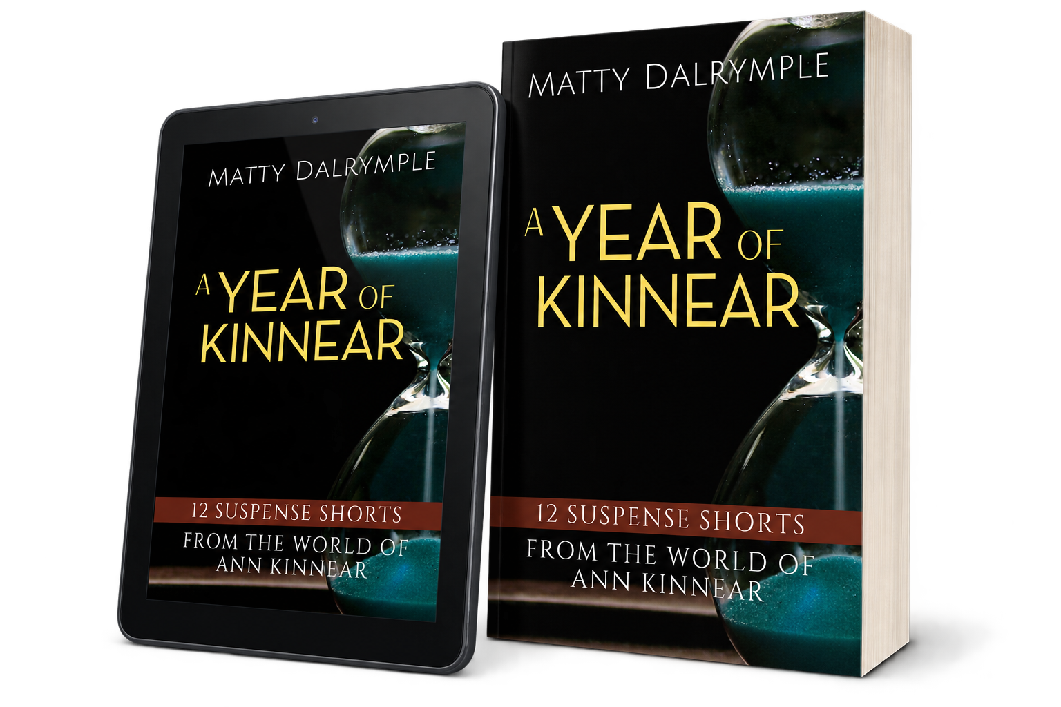 A Year of Kinnear shown in ebook and print formats